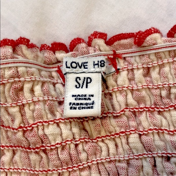 Cute red tube top - Picture 3 of 5